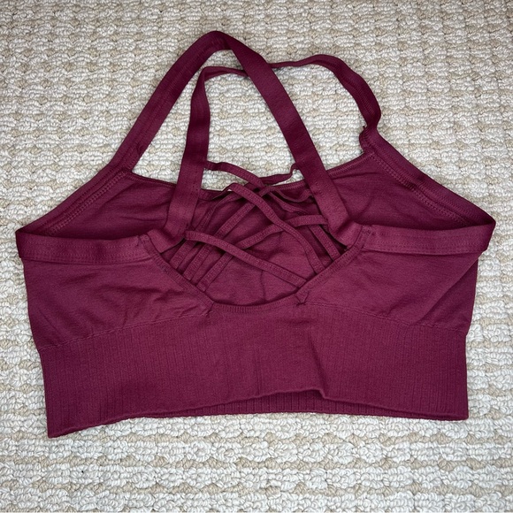 NWOT Free People Strappy Back Good Karma Bra - Picture 2 of 5